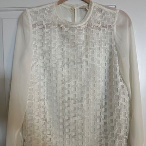 Ted Baker Lace and Sheer Top